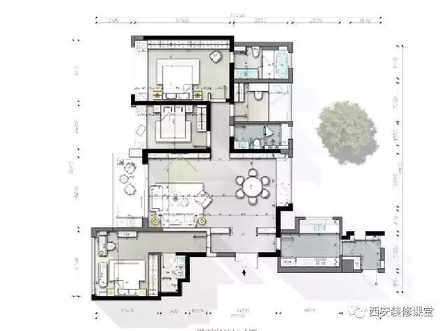 有儿有女有车有房，190m²简欧内涵装修