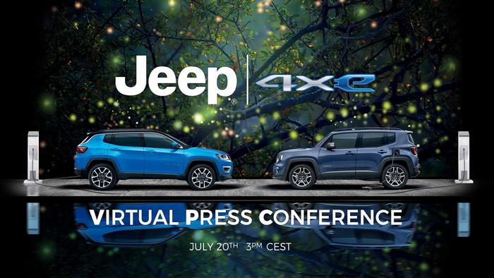 Jeep将于7月20日发布两款插电混动车型