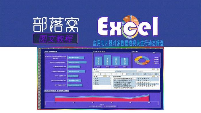 excel数据筛选技巧：应用切片器对多数据透视表进行动态筛选