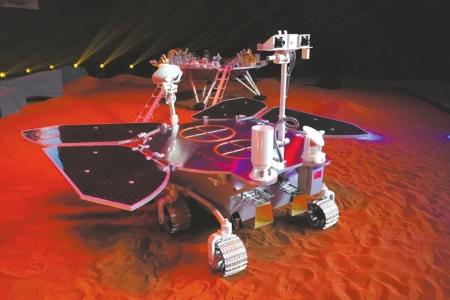 俯瞰火星车。