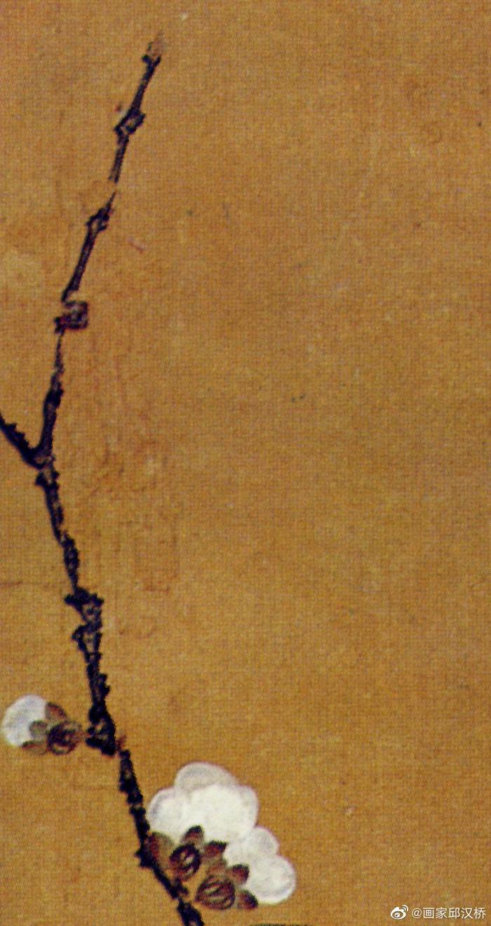 《梅竹图》，南宋，马麟，绢本设色，尺寸26.5×26厘米