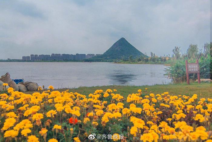 济南登高远眺！在盛夏感受“华不注山”云雾润蒸