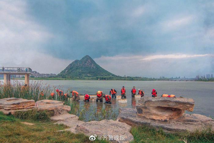 济南登高远眺！在盛夏感受“华不注山”云雾润蒸