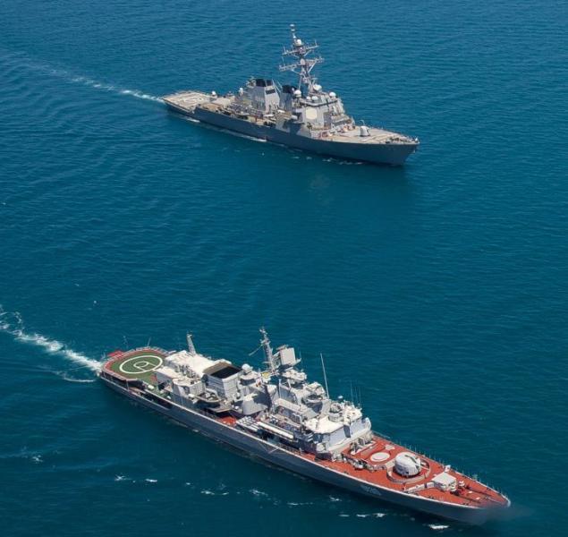 乌克兰最大军舰，满载排水量3600吨，已沦为迎来送往的“礼宾舰”