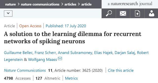 新型大脑启发式学习方法来了，可帮助人工神经网络节省内存和能量