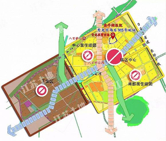 镇区结构规划图