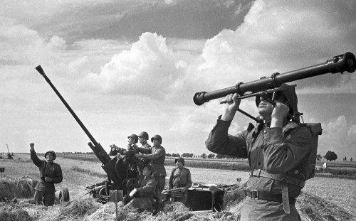 苏军高炮师：诞生于1943年5月，拥有高炮64门以及64挺高射机枪
