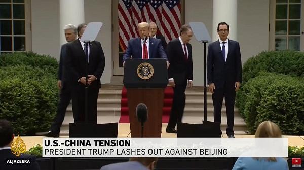 特朗普执政时期动辄制裁中国