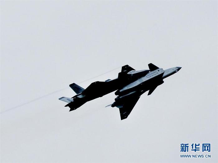 航展上的中国空军歼-20战机 图源:新华社