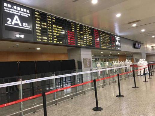 浦东机场国际/港澳台到达出口(图片来源:每经记者 冷辉 张卓青 摄)