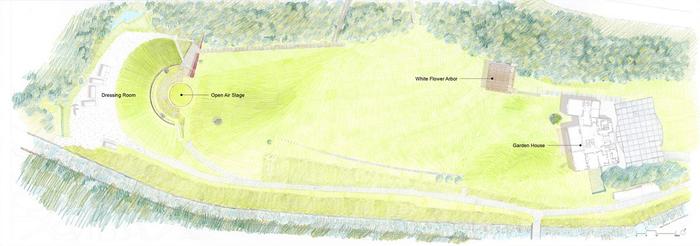 槙文彦前泽住宅花园“露天剧场+白花亭” / APL design workshop