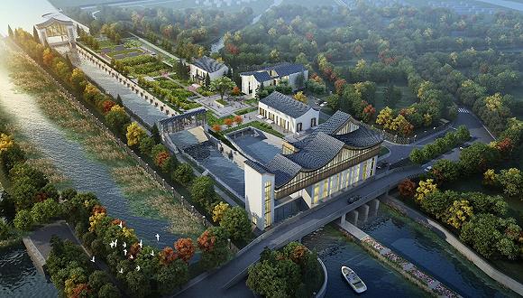 大莲湖泵闸效果图 图片来源:上海市水务局