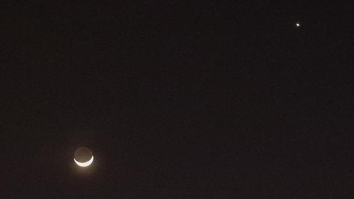 3月28日上演金星伴月，近日金星白天也能看到