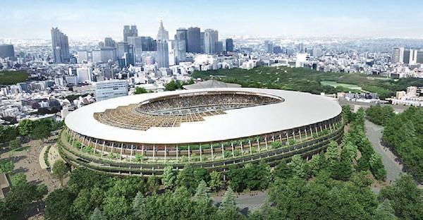 隈研吾 2020东京奥运会主体育场设计图 2015