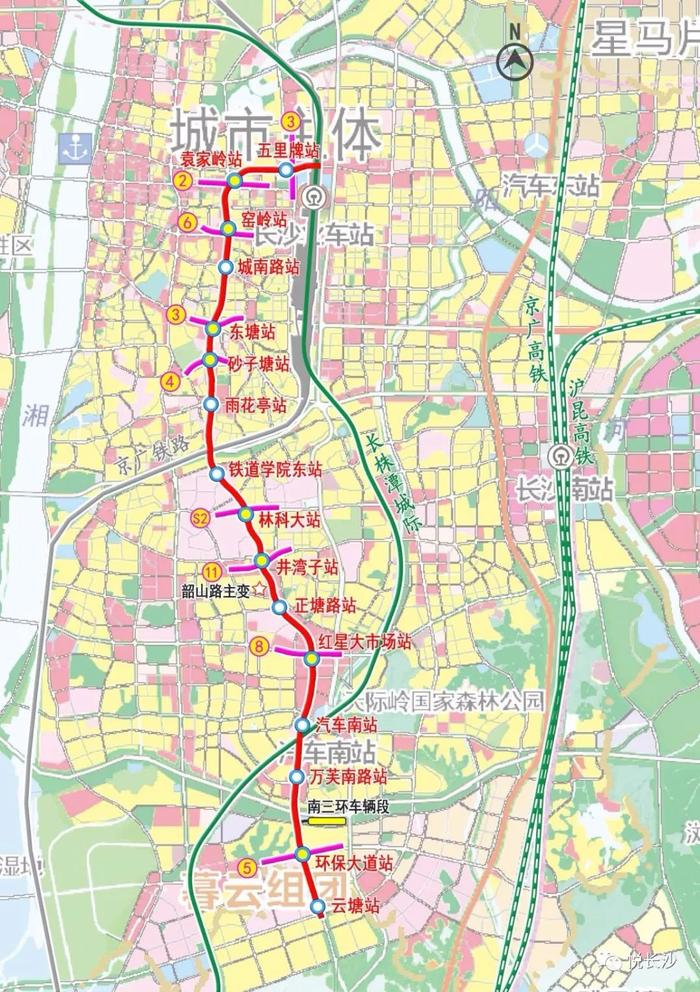 长沙地铁最新进展！2号线延长线、3号线、6号线、7号线