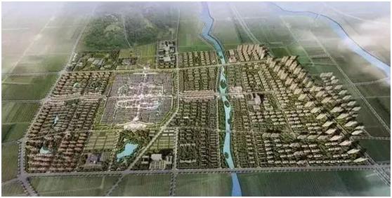 (绣惠古城局部效果图)