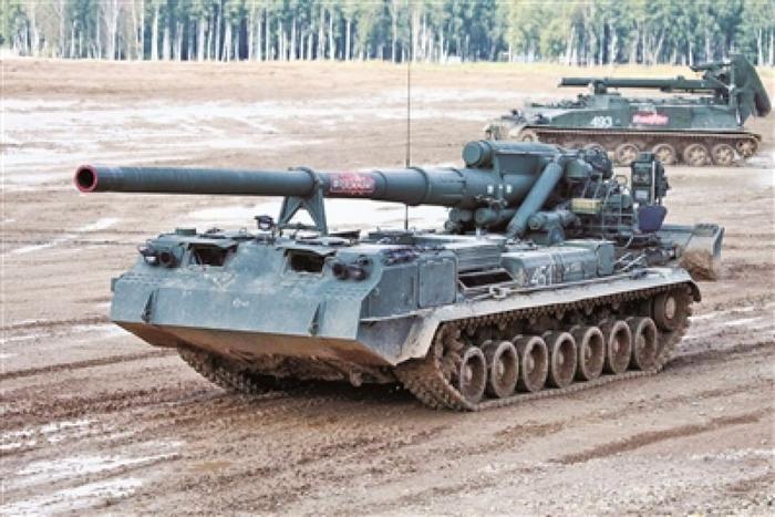 俄罗斯2S7M型203毫米自行加农炮升级