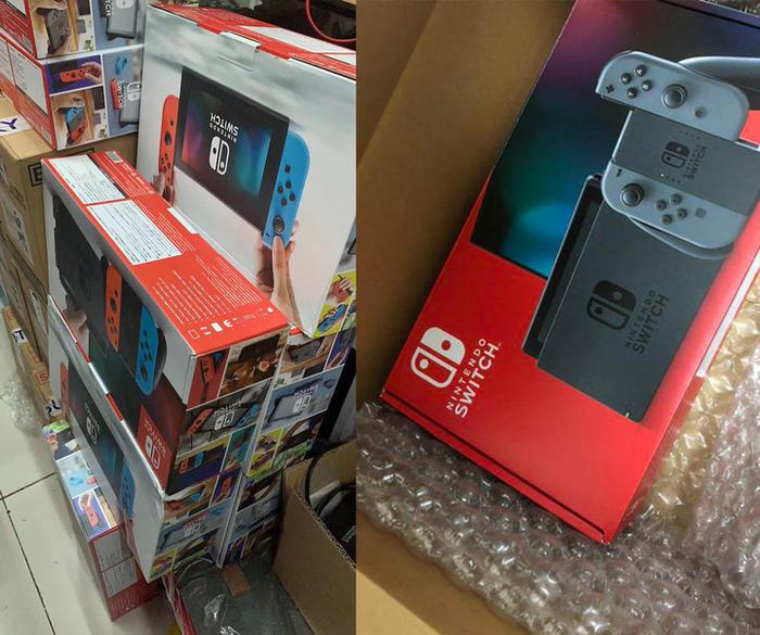 ▲ 一些商家抢购和回收的新旧 Switch