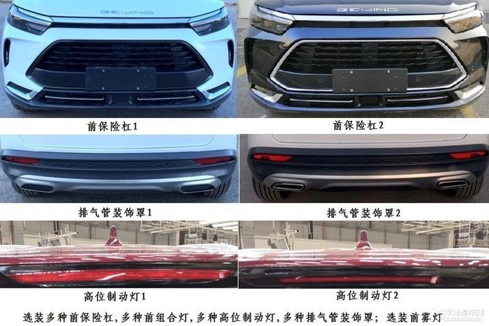 BEIJING-X7插混版申报图 将于6月21日上市