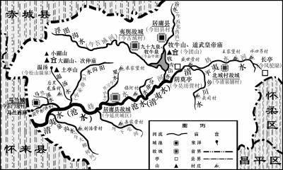 《水经注》记延庆山水城池图