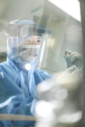 中科院古脊椎所古DNA超净室。中国科学院古脊椎动物与古人类研究所徐欣供图