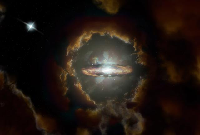 古老盘状星系Wolfe Disk的形成时间比以前认为的要早45亿年