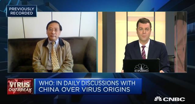 高志凯接受CNBC采访 视频截图