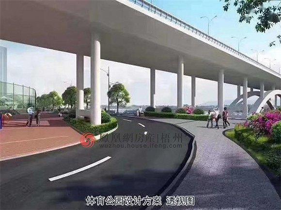 藤县津北体育公园设计效果图