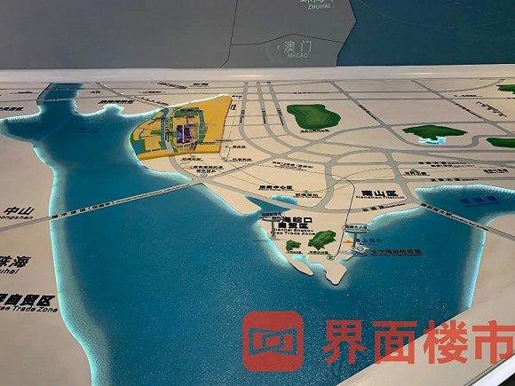 国际会展区区位图。图片来源:界面楼谈
