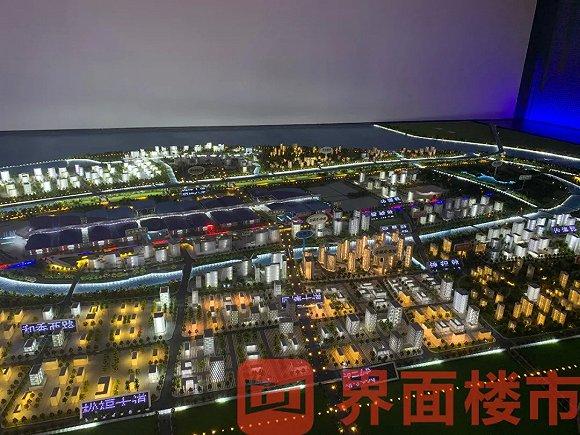 会展湾楼盘布局。图片来源:界面楼谈