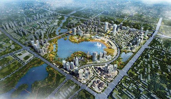 ▲怡心湖效果图
