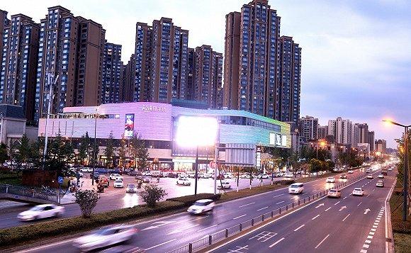 ▲剑南大道实拍图