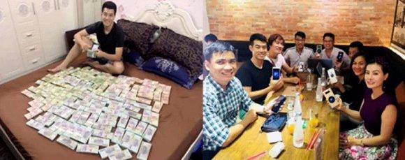 Pincoin炫富资料与线下聚会 来源:越南公安网