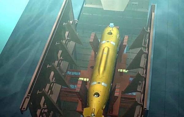 特种潜艇释放“大键琴”-2R-PM深海潜航器设想图