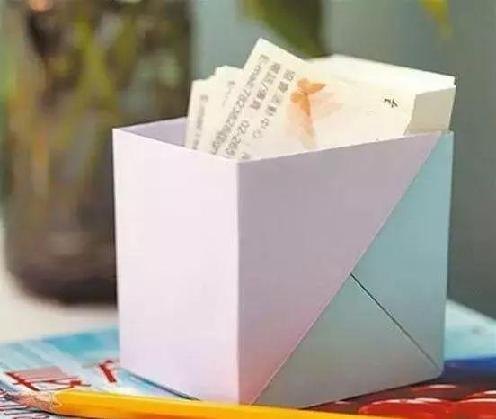 教你用A4纸折叠伸缩纸盒的做法