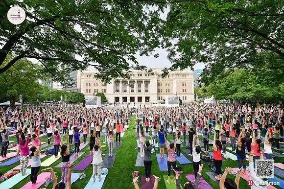 ▲Lululemon在户外组织的活动,图/Lululemon