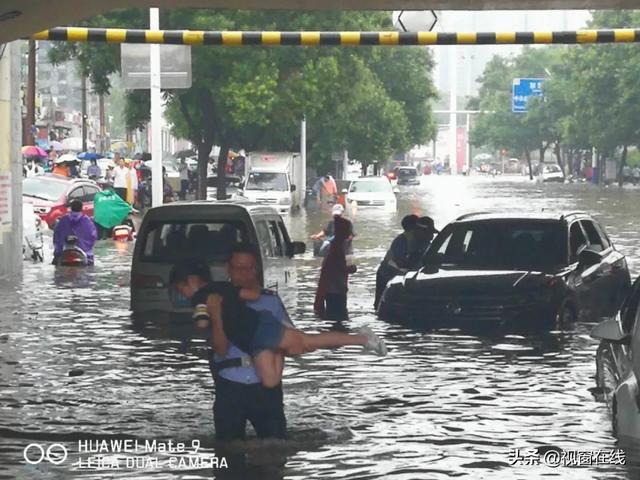 暴雨过后，石家庄开启看海模式