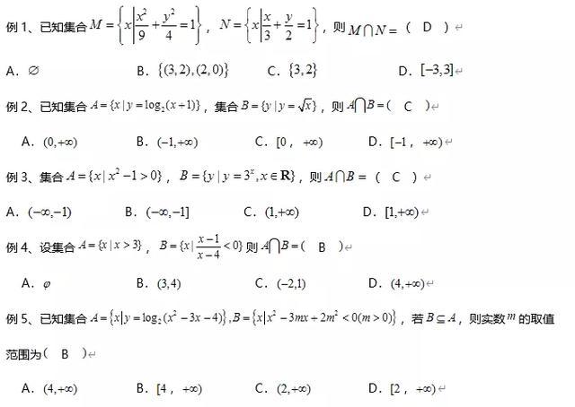 2020高考数学最可能考的50道题!别问为什么,近9年考点太有规律
