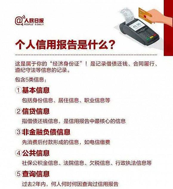 (图:个人信用报告内容)