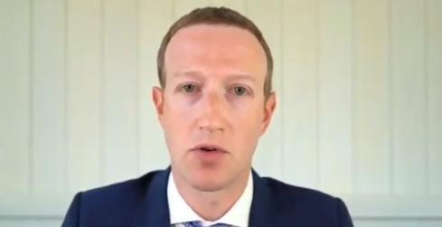 扎克伯格回应质询 图源:RT