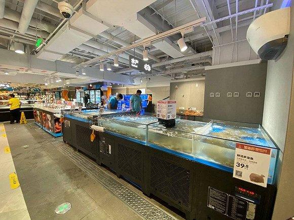黄寺店,水产区 图源:虎嗅