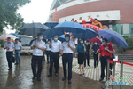 九江市委书记林彬杨视察九江一中考点(组图)