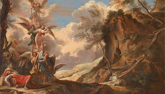 萨尔瓦多·罗萨(Salvator Rosa)的《雅各的梦》(Jacob’s Dream)图片来源:artuk.org
