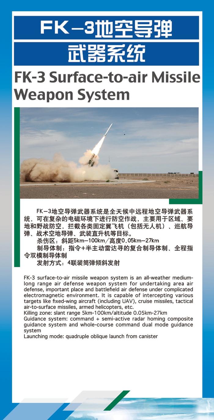 FK-3武器系统 图源:中国航天科工集团公司
