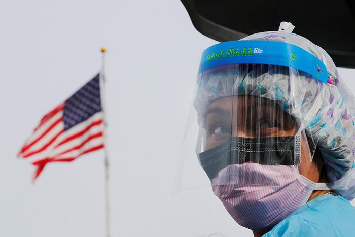 ▲ 成为世界第一疫情大国的世界第一强国美国。© BRIAN SNYDER / Reuters