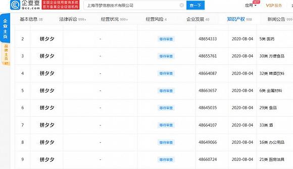 图片采集自企查查官网