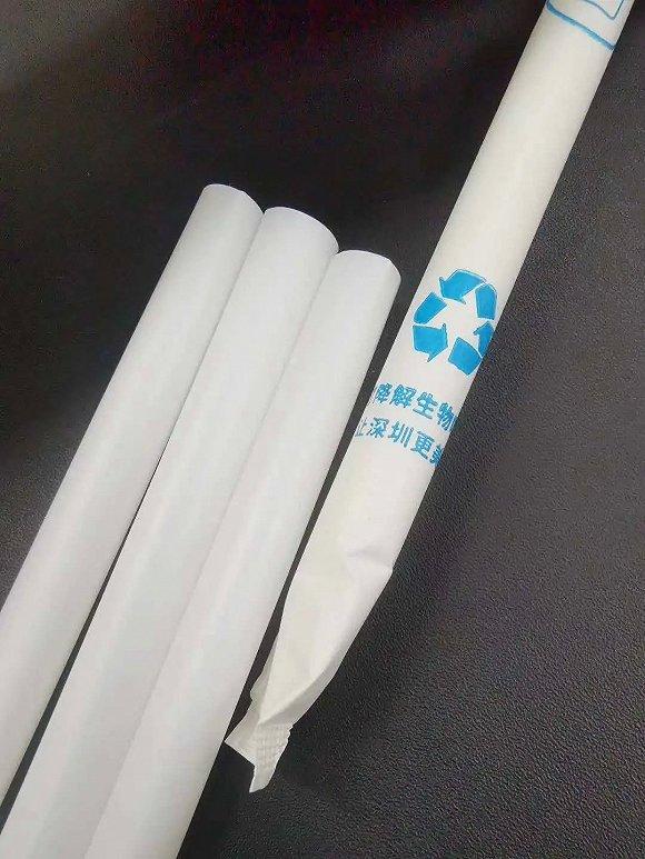 新研发的PLA全降解生物吸管