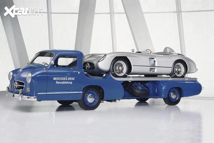 全宇宙最速拖车 50年代的奔驰蓝色奇迹