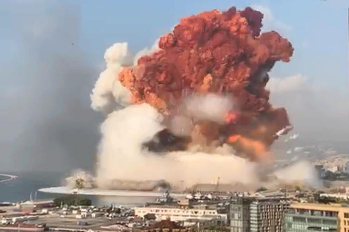 爆炸现场 视频截图