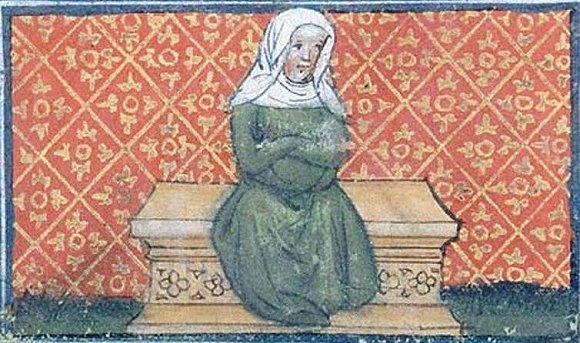 中世纪手稿插图,嫉妒的人格化。图片来源:Morgan Library